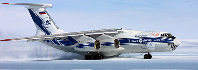 IL-76TD - the heavy cargo-carrying ramp aircraft